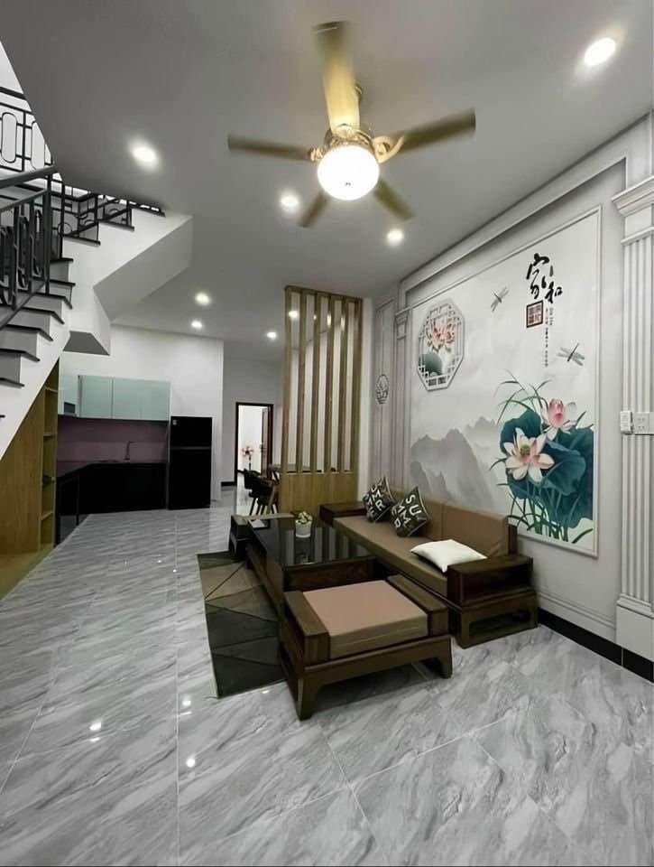 Bán Nhà Mới 1 Trệt 1 Lầu 2 PN 2 WC Hẻm 8mT Tại Ngã Tư Bốn Xã Giá Chỉ 1,8 Tỷ