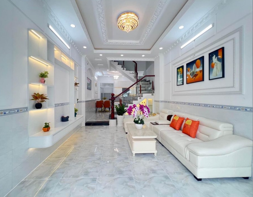 CHÍNH CHỦ BÁN GẤP NHÀ MỚI XÂY NGAY LIÊN KHU 5-6, SHR, KO QUA TRUNG GIAN