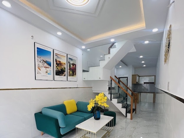 Nhà  Mới Gần Bệnh Viện Quận 12 - 1 lầu 2pn, giá 1.95 Tỷ dt 3,5 x11m