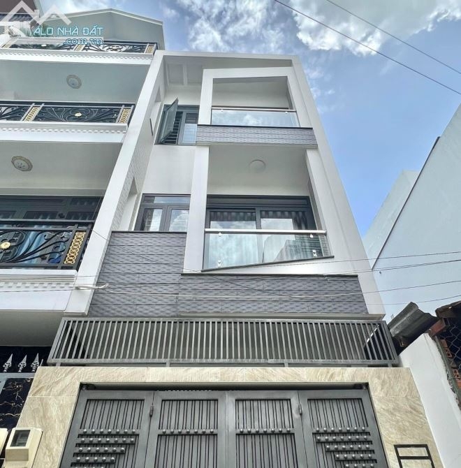 Nhà Mới Xây - 1 Trệt 2 Lầu Sân Thượng - 4PN HXH - Giáp Tân Phú - Giá 2.18 Tỷ TL 