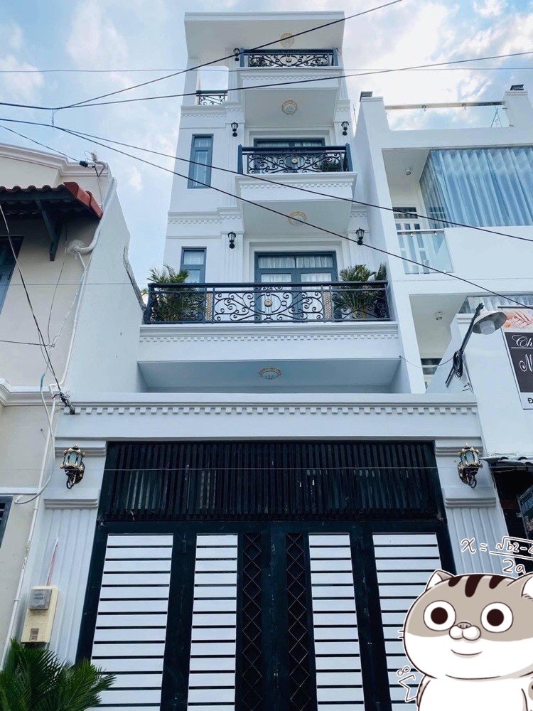 Nhà SHR 4 Tầng xây mới siêu đẹp ngay trường TH Kim Đồng, gần chợ Bình Thành hẻm xe tải